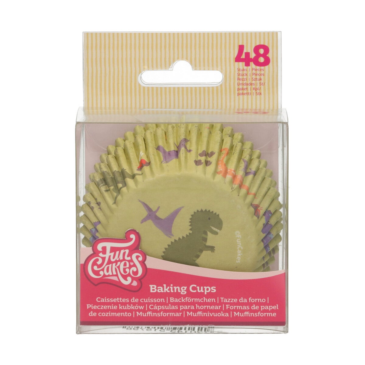 FunCakes Caissettes à Cupcakes Dino pcs/48