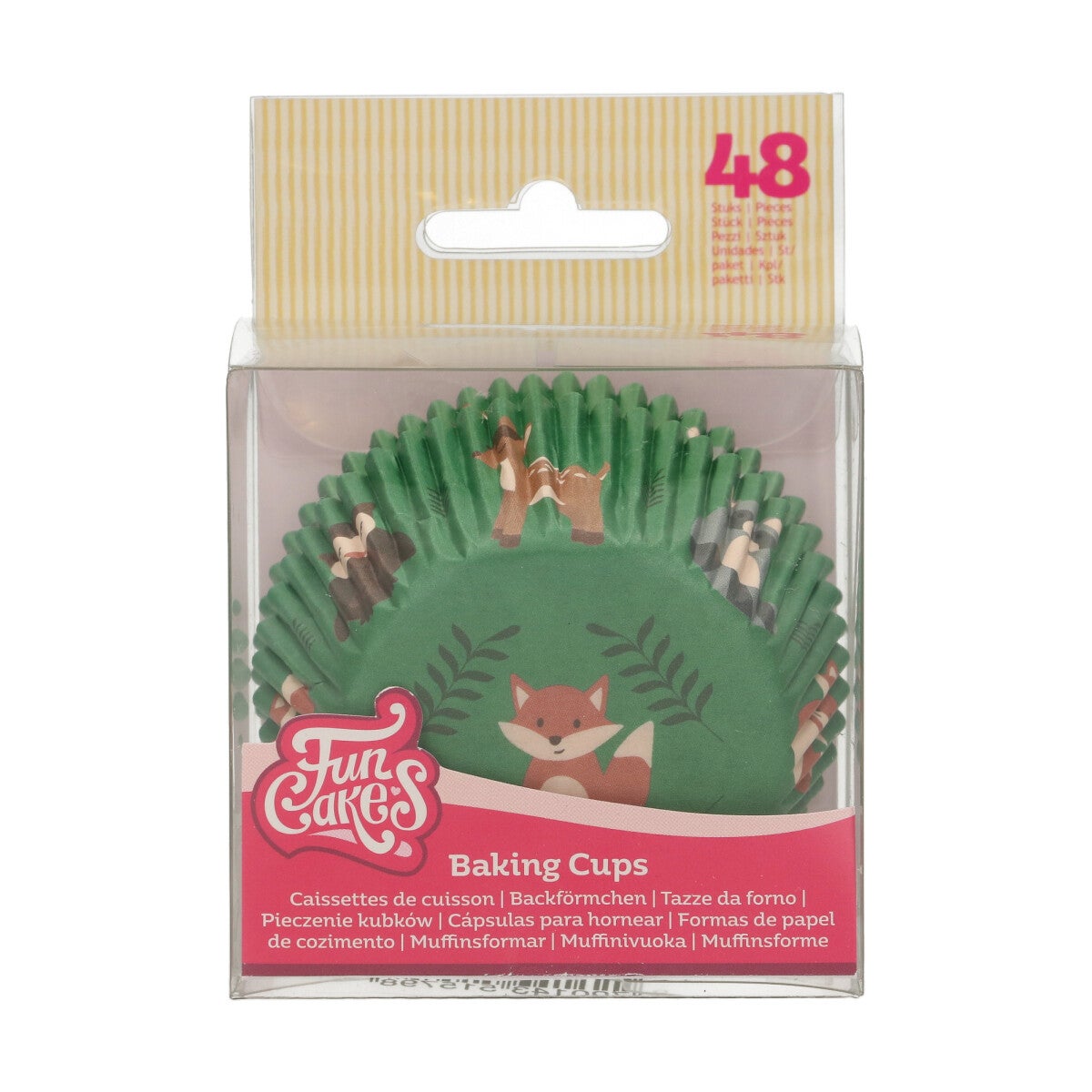 FunCakes Caissettes à Cupcakes Animaux de la Forêt pcs/48