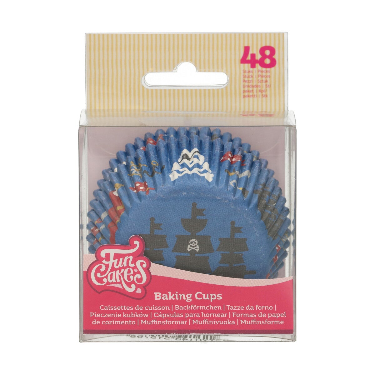 FunCakes Caissettes à Cupcakes Pirates pcs/48