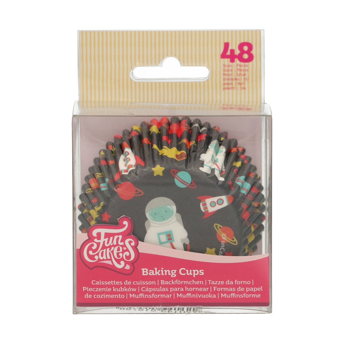 FunCakes Caissettes à Cupcakes Espace pcs/48