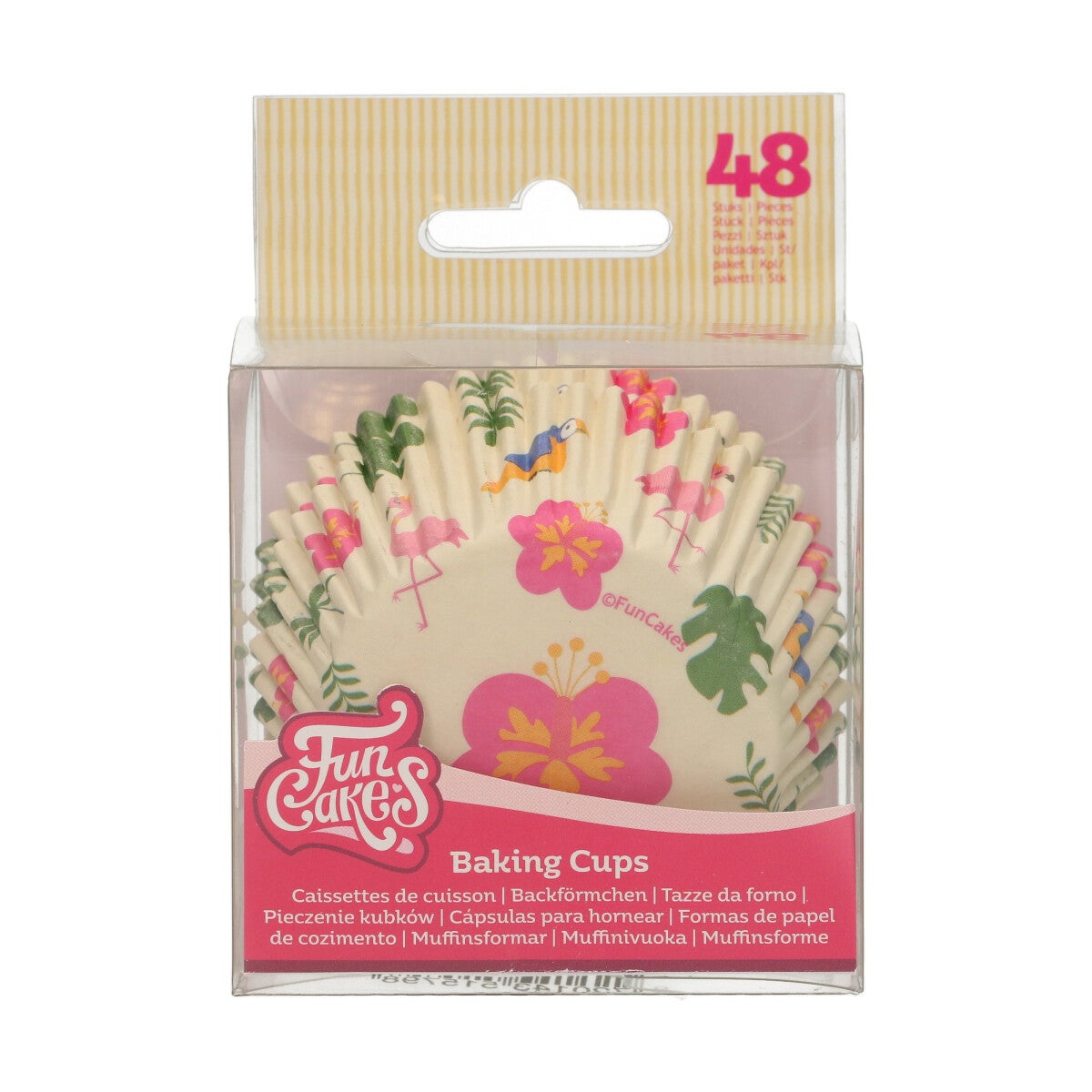 FunCakes Caissettes à Cupcakes Tropical pcs/48