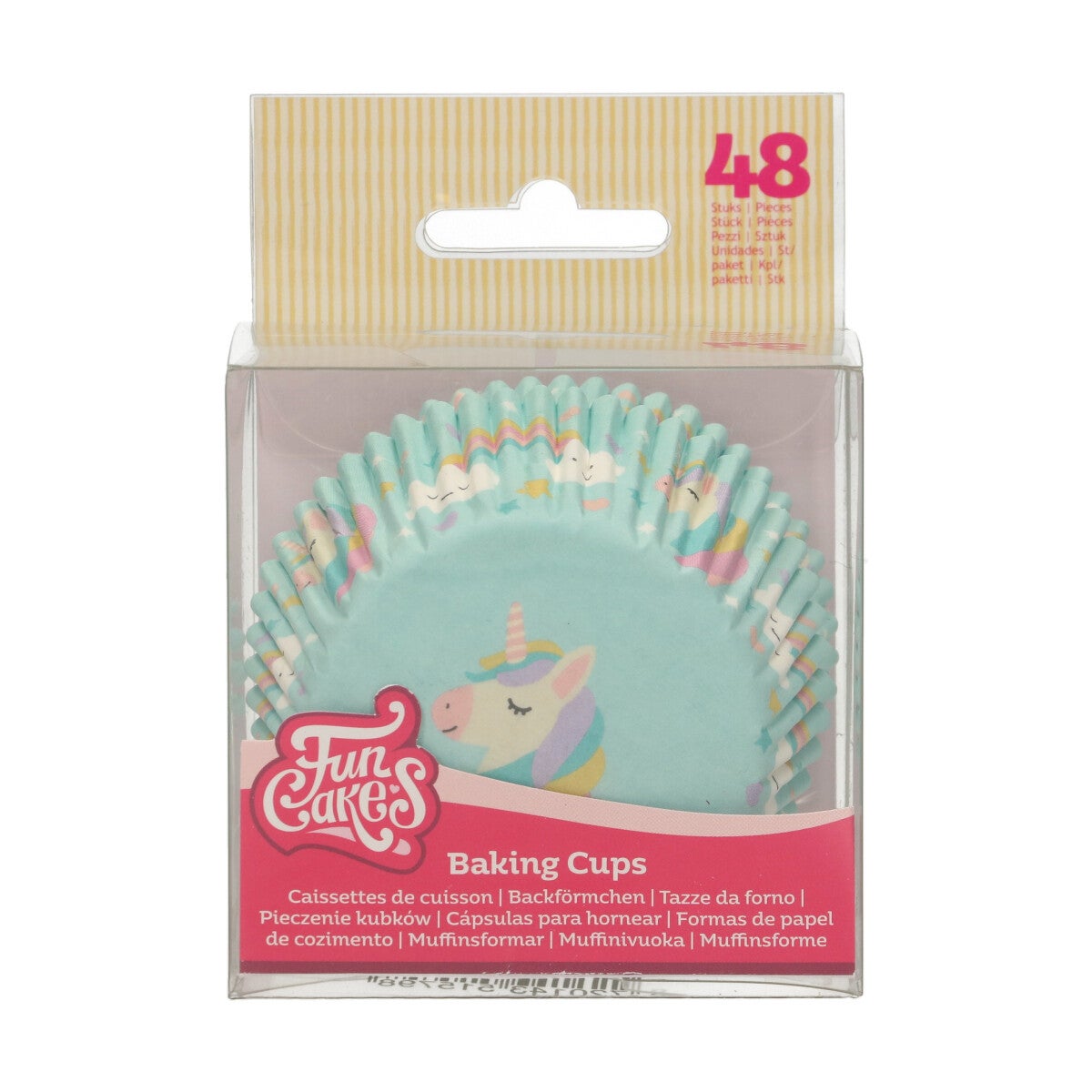 FunCakes Caissettes à Cupcakes Licorne pcs/48