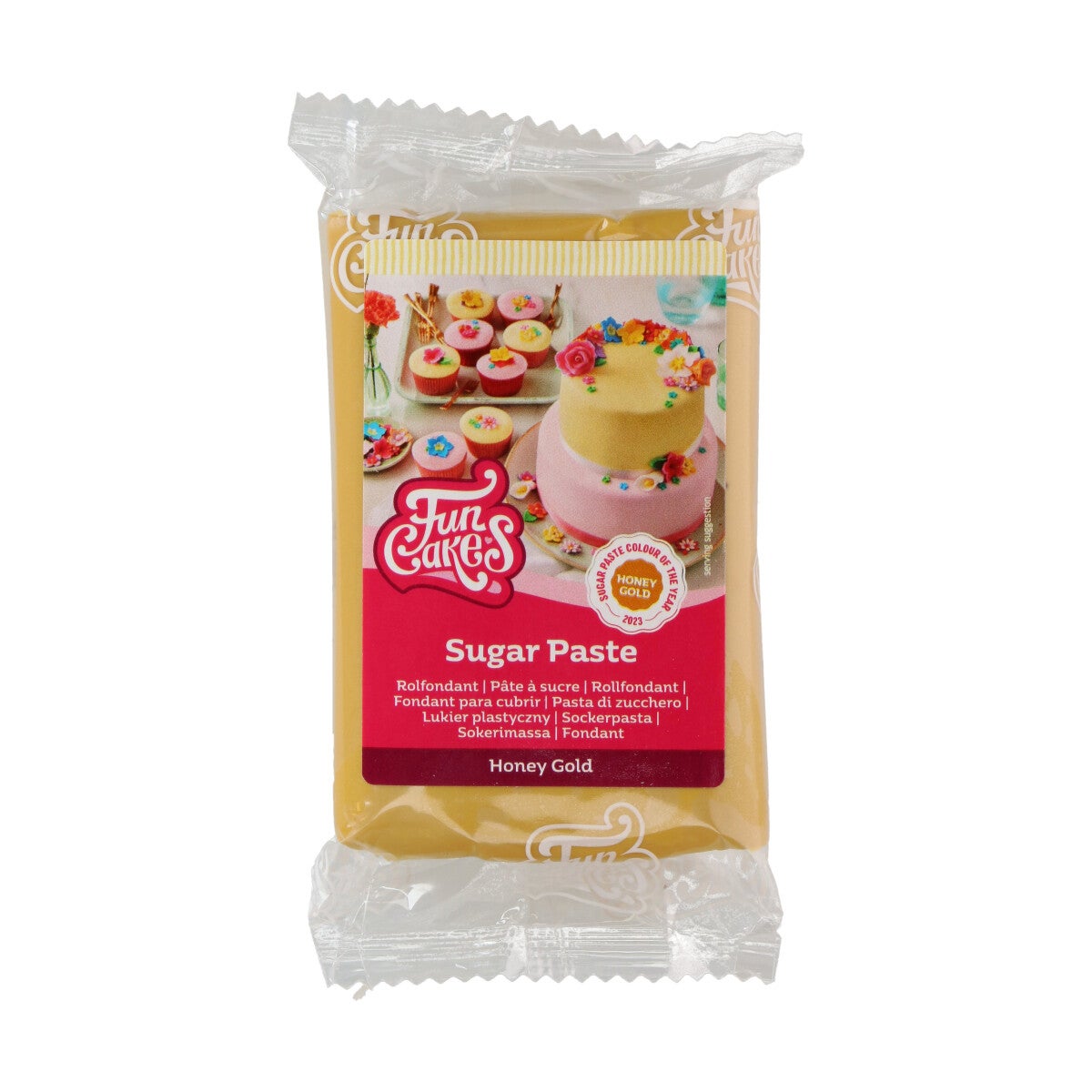 FunCakes Pâte à sucre Honey Gold 250 g