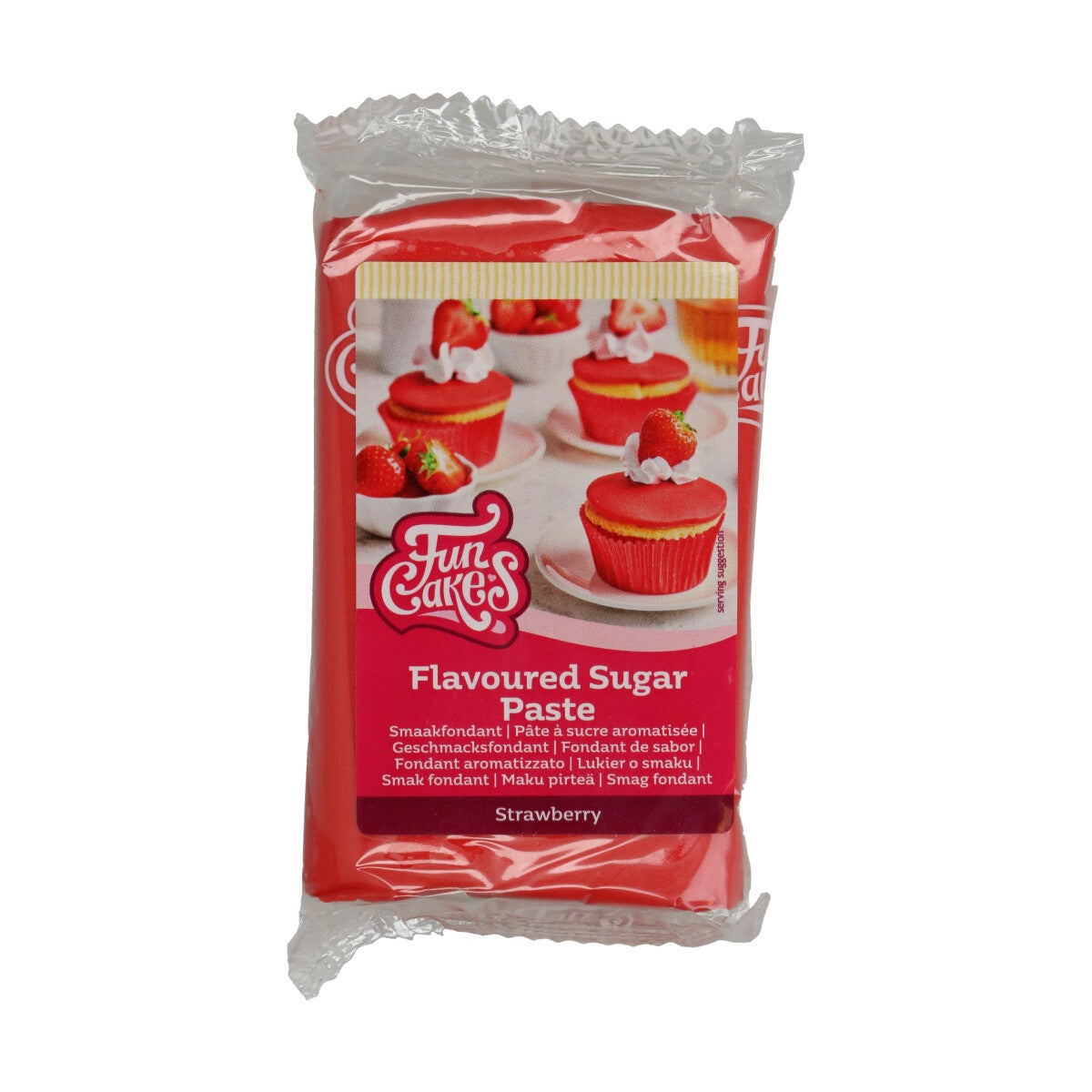 FunCakes Pâte à Sucre Aromatisée Fraise 250 g