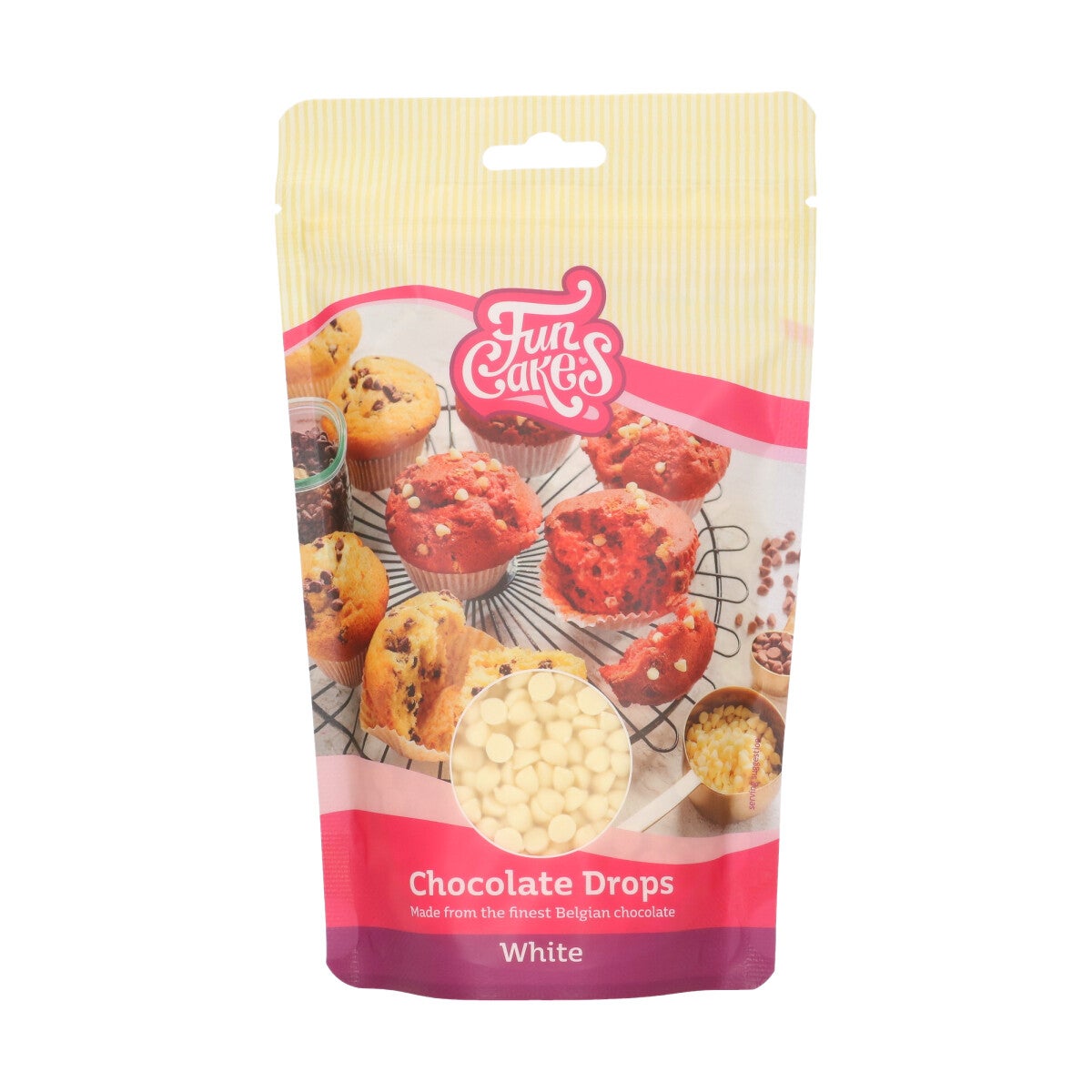 FunCakes Gouttes de chocolat blanc 350 g