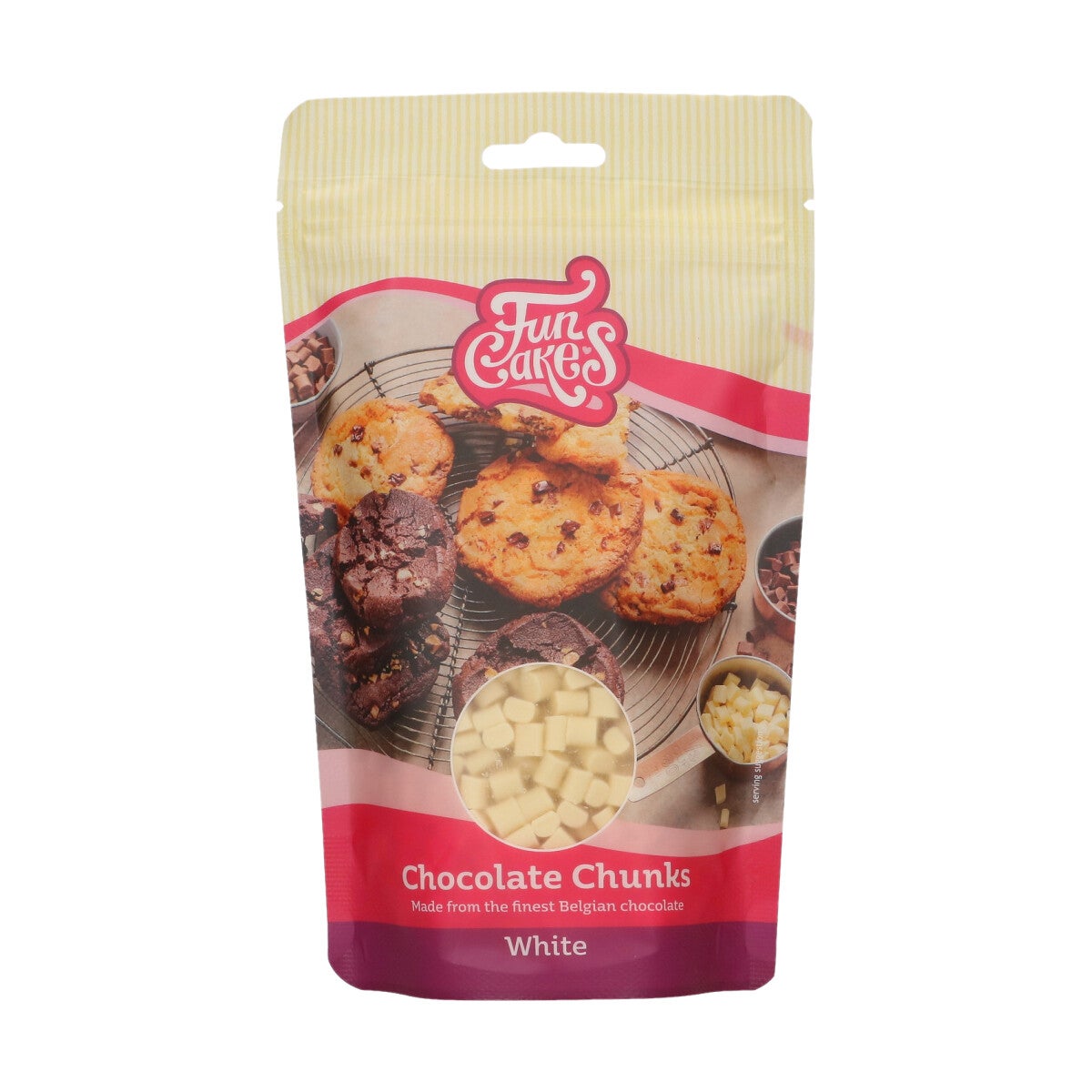 FunCakes Chunks de Chocolat Blanc 350 g