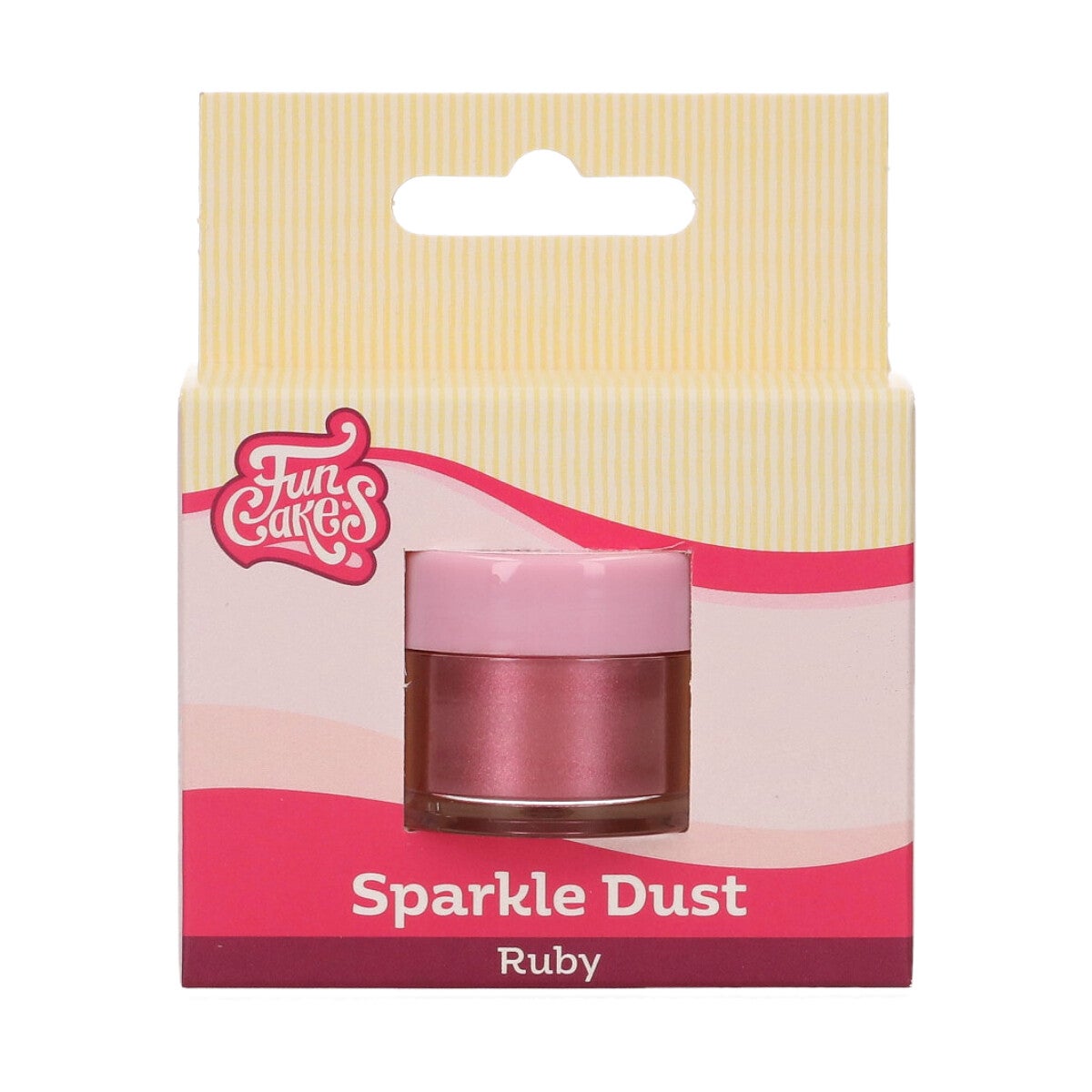 FunCakes Poudre Alimentaire Scintillante Ruby