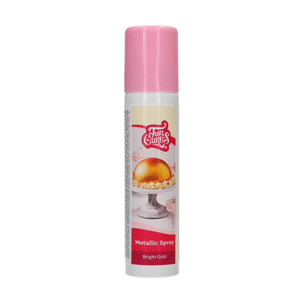 FunCakes Eetbare Metallic Spray Stralend Goud 100ml