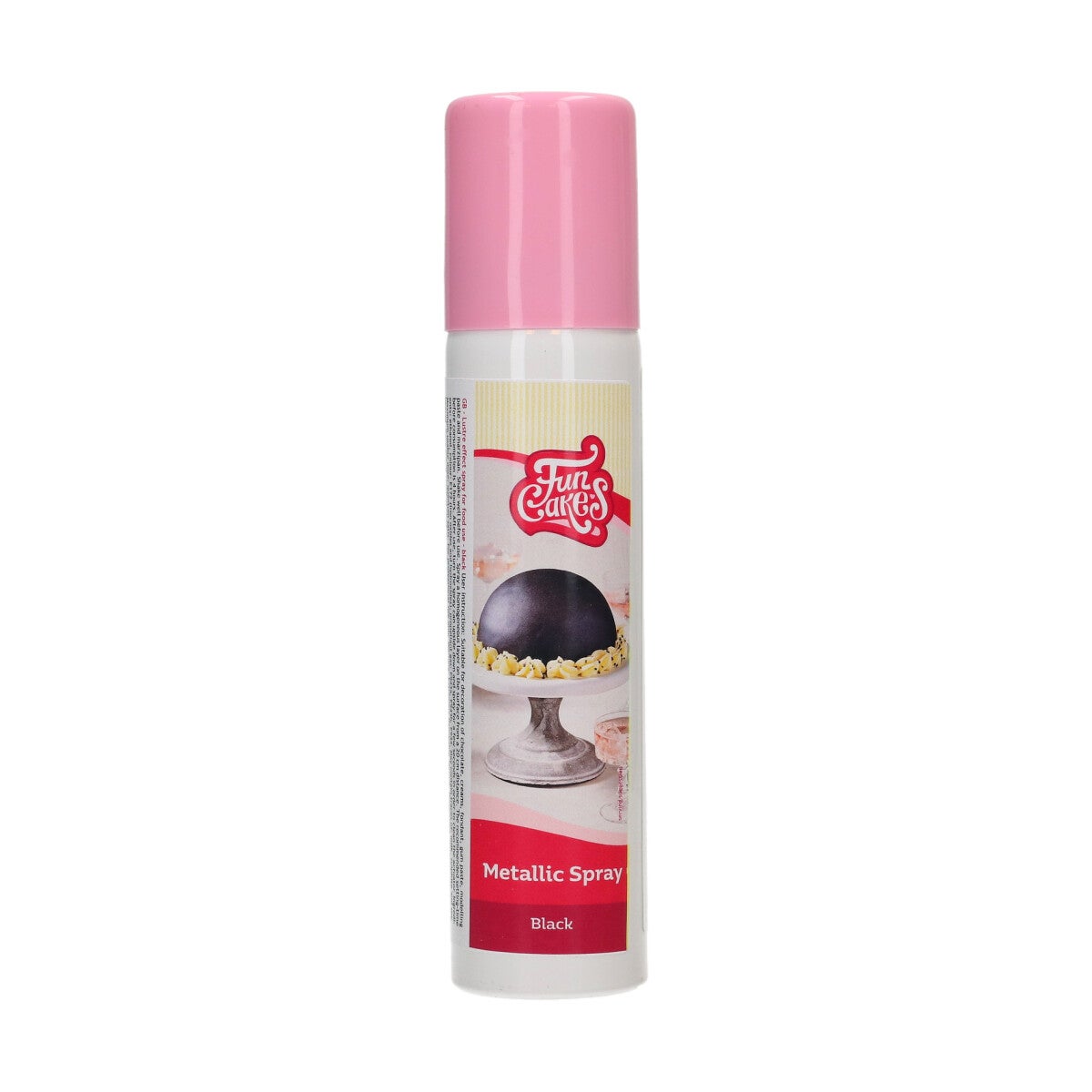 FunCakes Spray Métallique Noir 100 ml