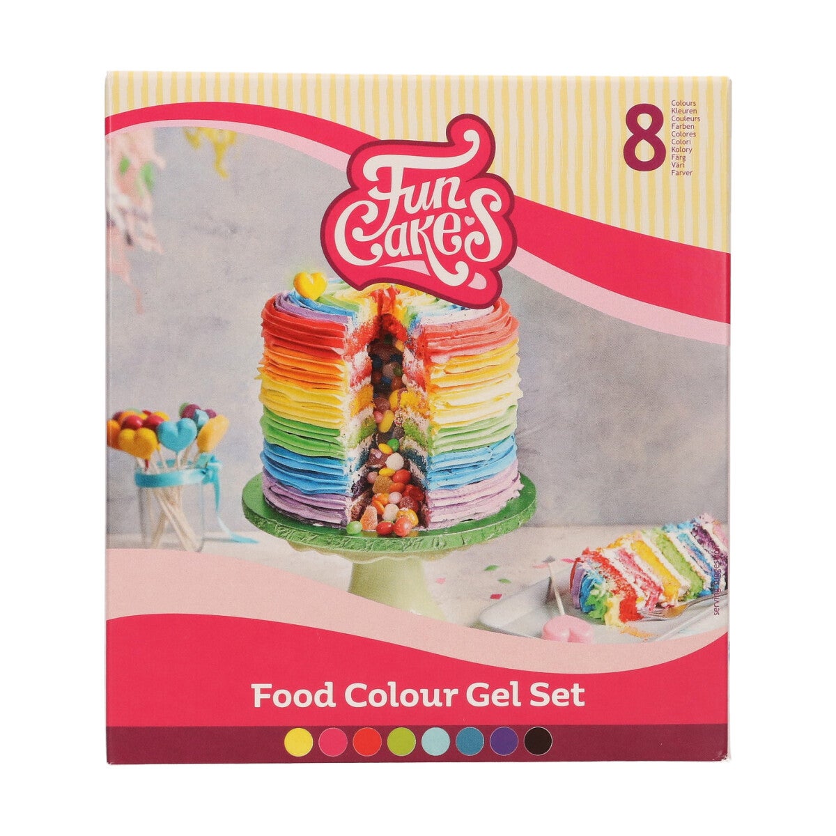FunCakes Gel Colorant Comestible Set/8