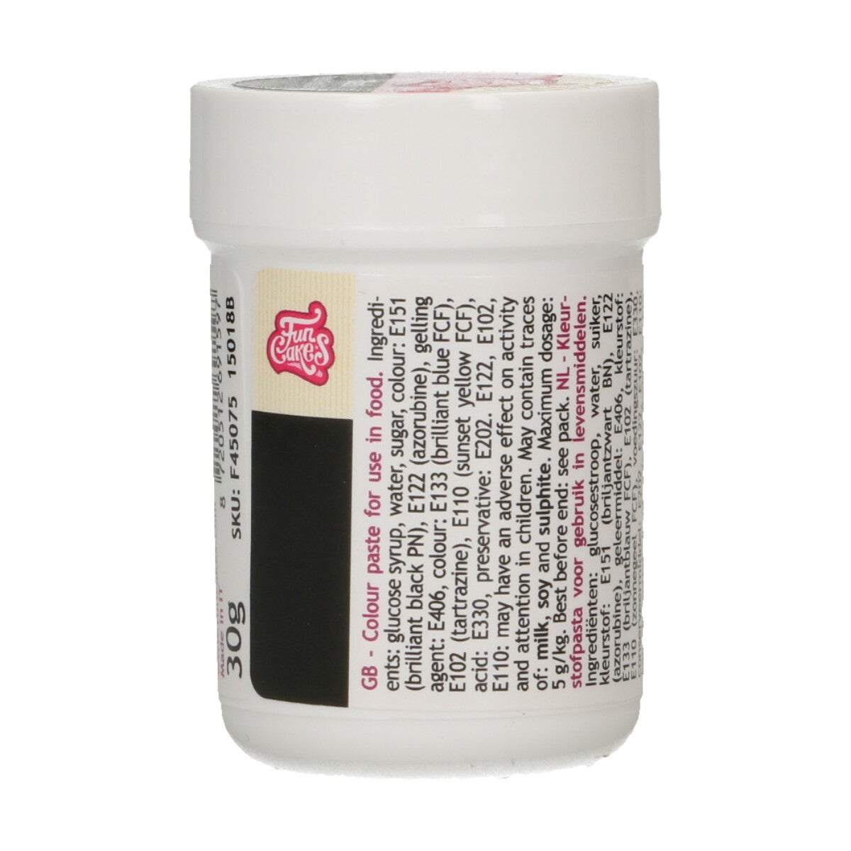 FunCakes Food Colour Paste Black 30 g