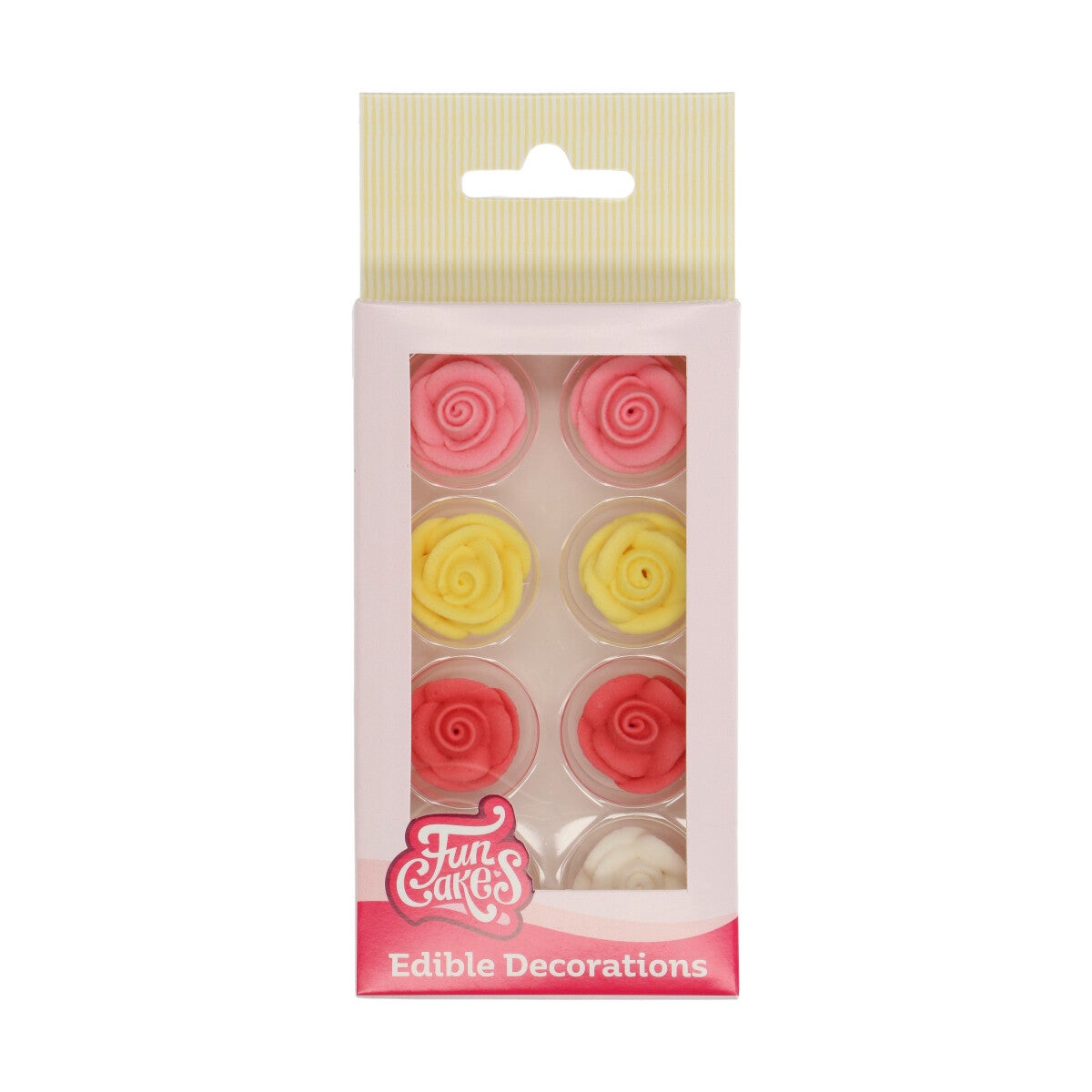 FunCakes Décors en Sucre Roses Set/8
