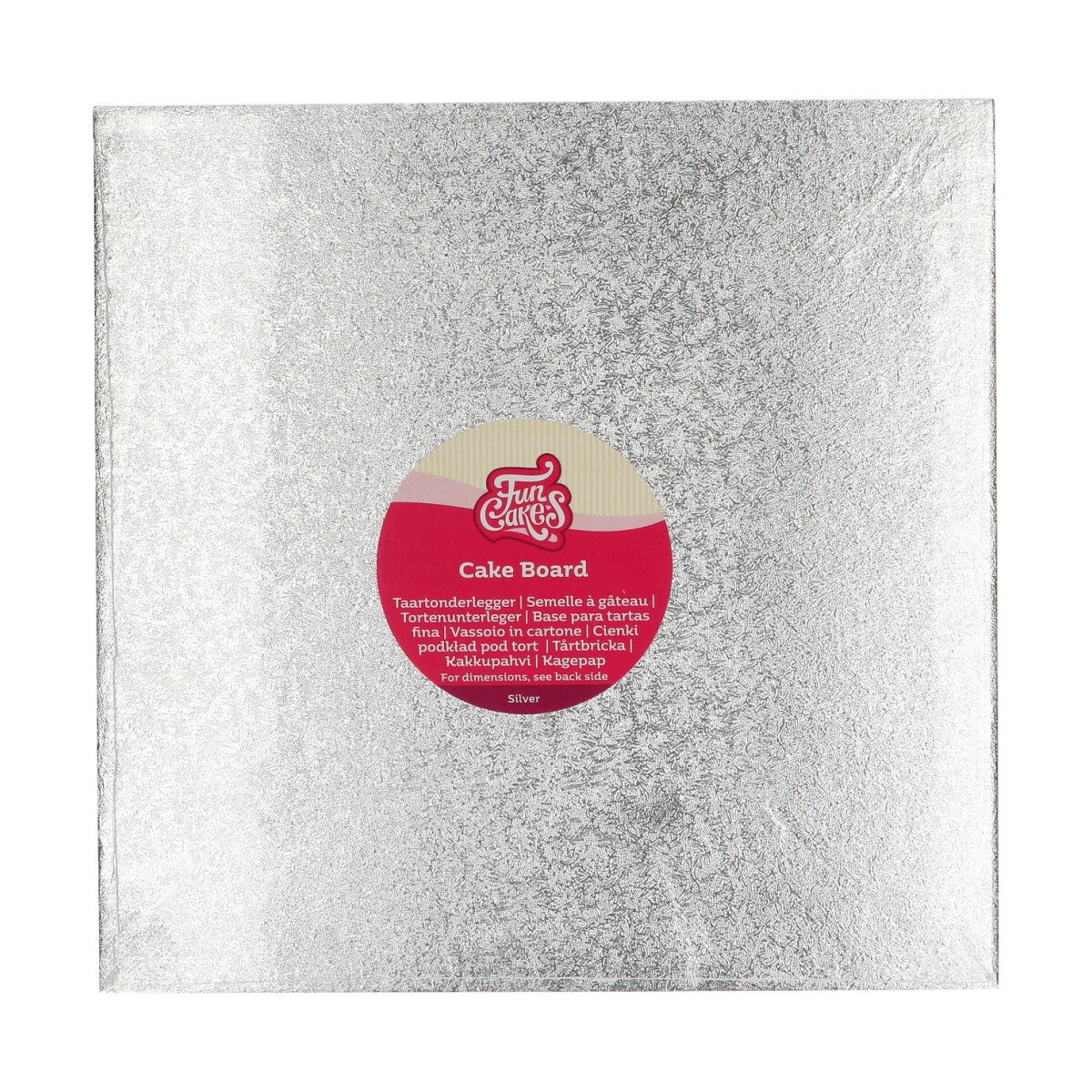 FunCakes Cake Board Carré 35,6 x 35,6 cm