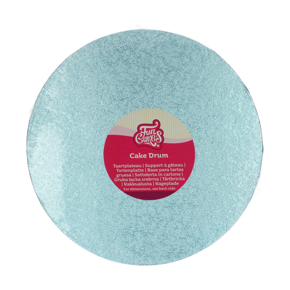 FunCakes Cake Drum Rond Ø25cm -Baby Blue-