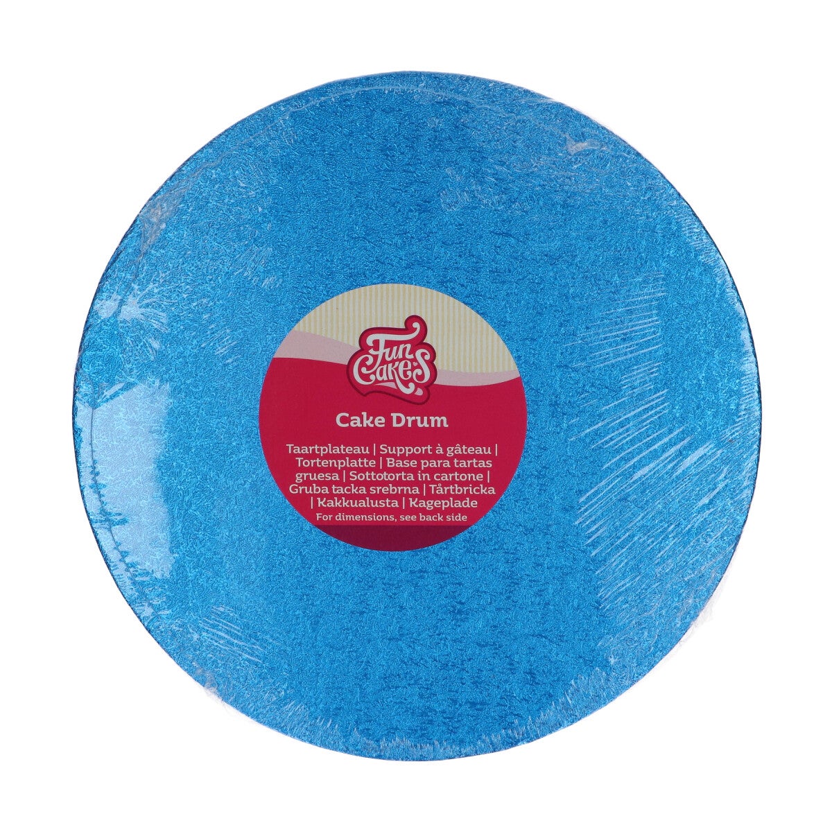 FunCakes Cake Drum Rond Ø25cm -Bleu