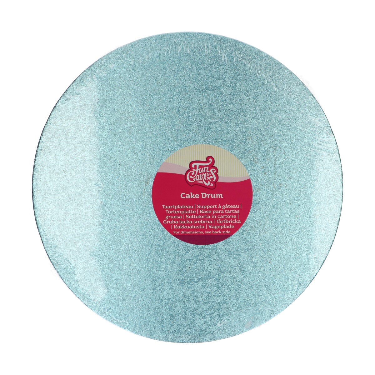 FunCakes Cake Drum Rond Ø30,5cm -Baby Blue