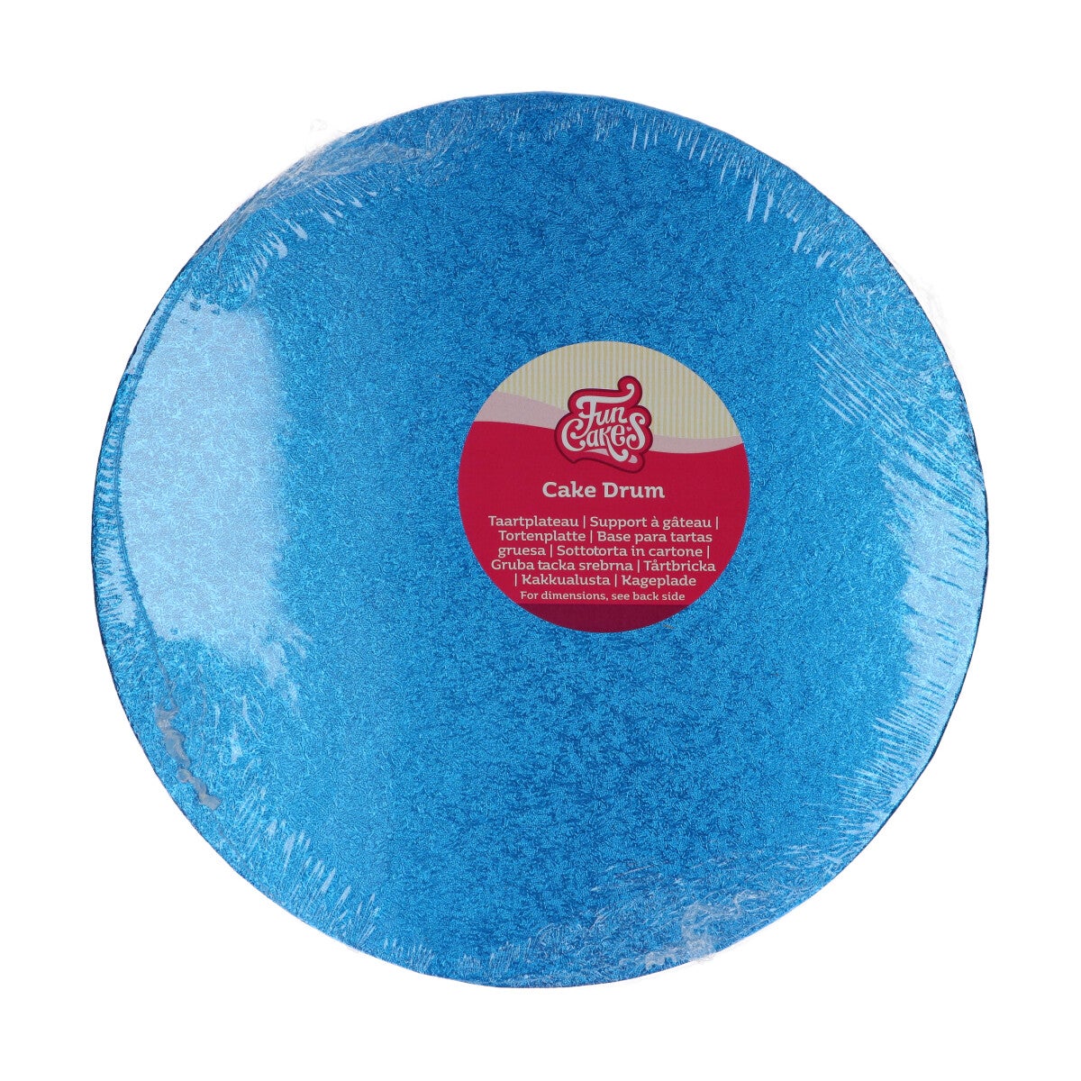 FunCakes Cake Drum Rond Ø30,5cm -Bleu