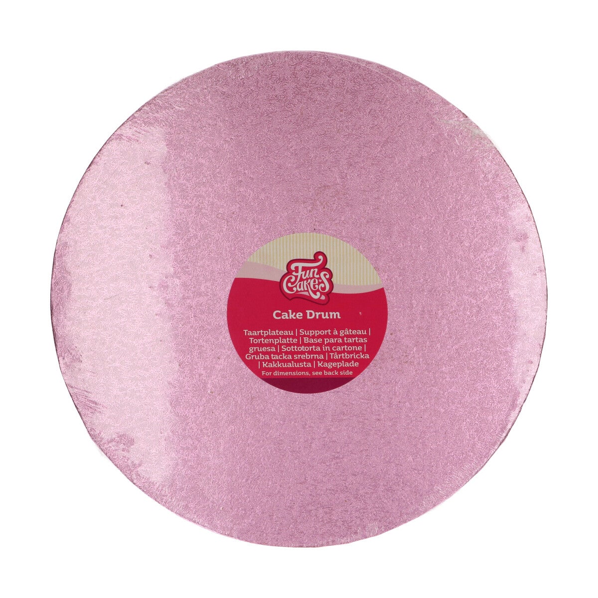 FunCakes Cake Drum Rond Ø30,5cm -Pink-