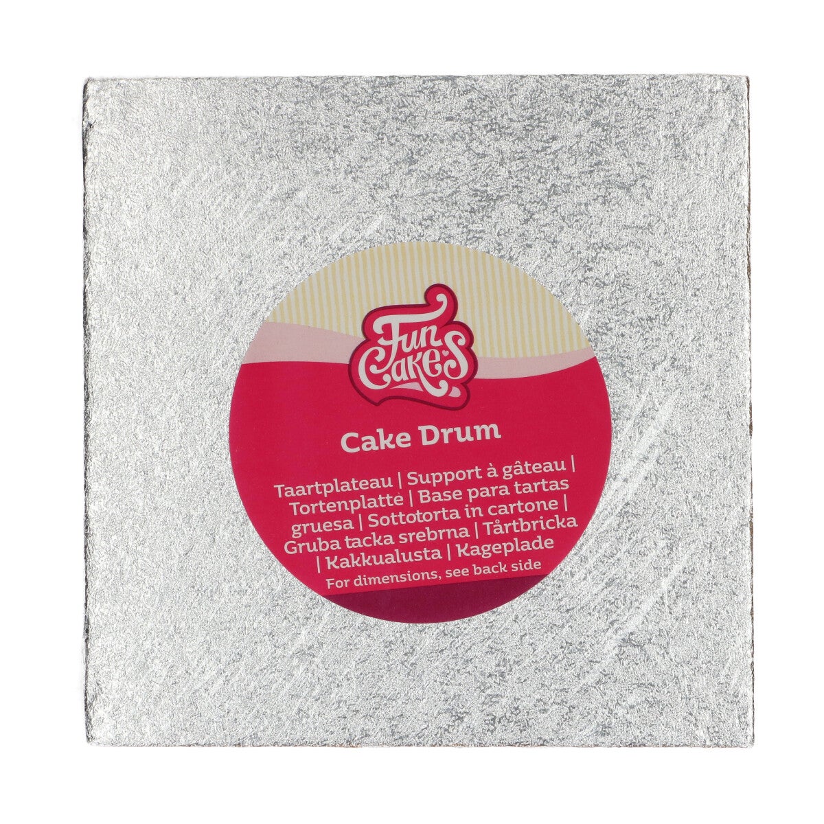 FunCakes Cake Drum Carré 17,5cm