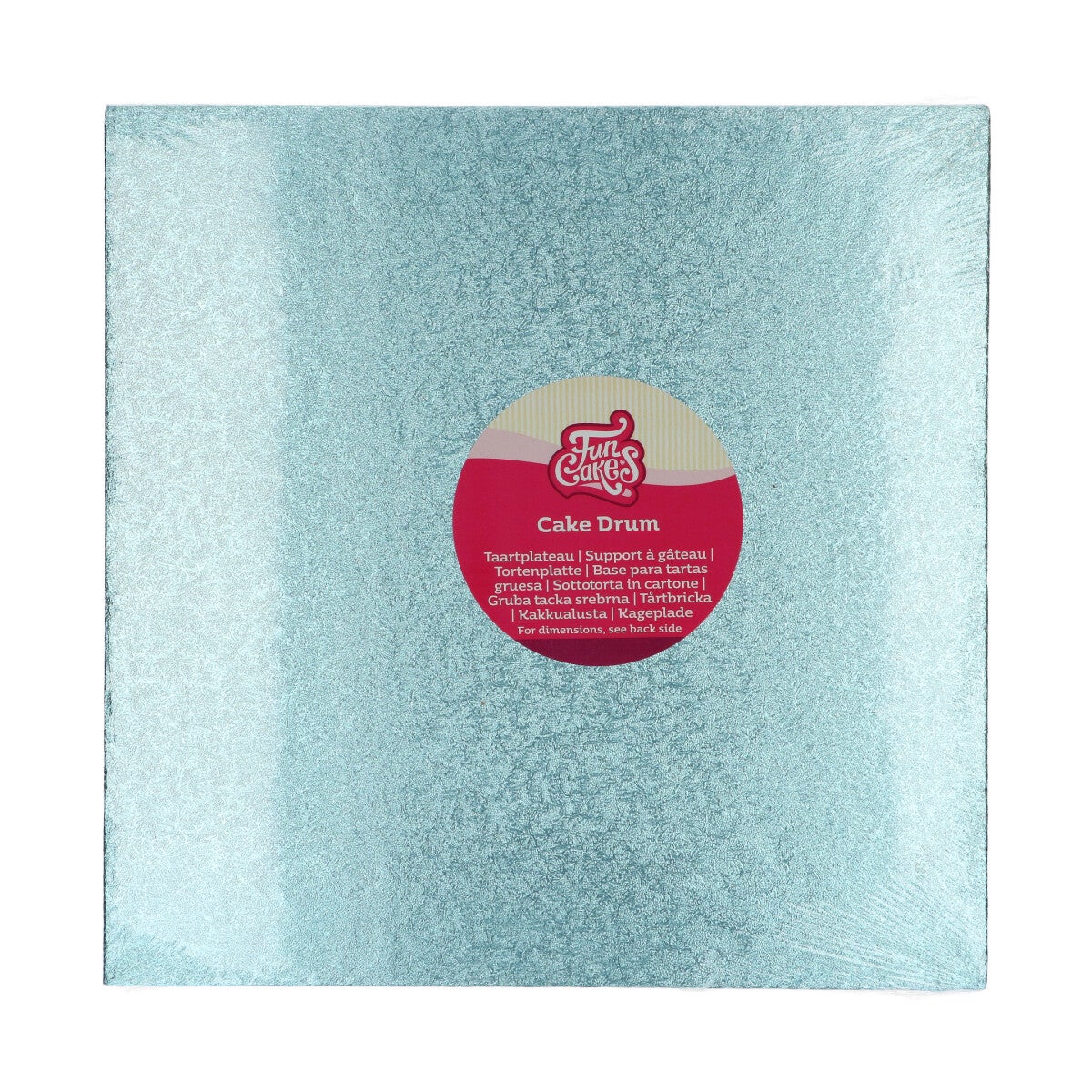 FunCakes Cake Drum Carré 30,5cm -Baby Blue