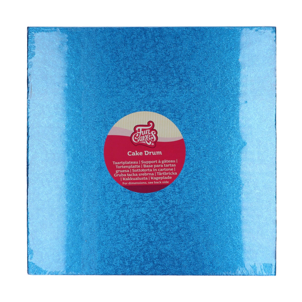 FunCakes Cake Drum Carré 30,5cm -Bleu
