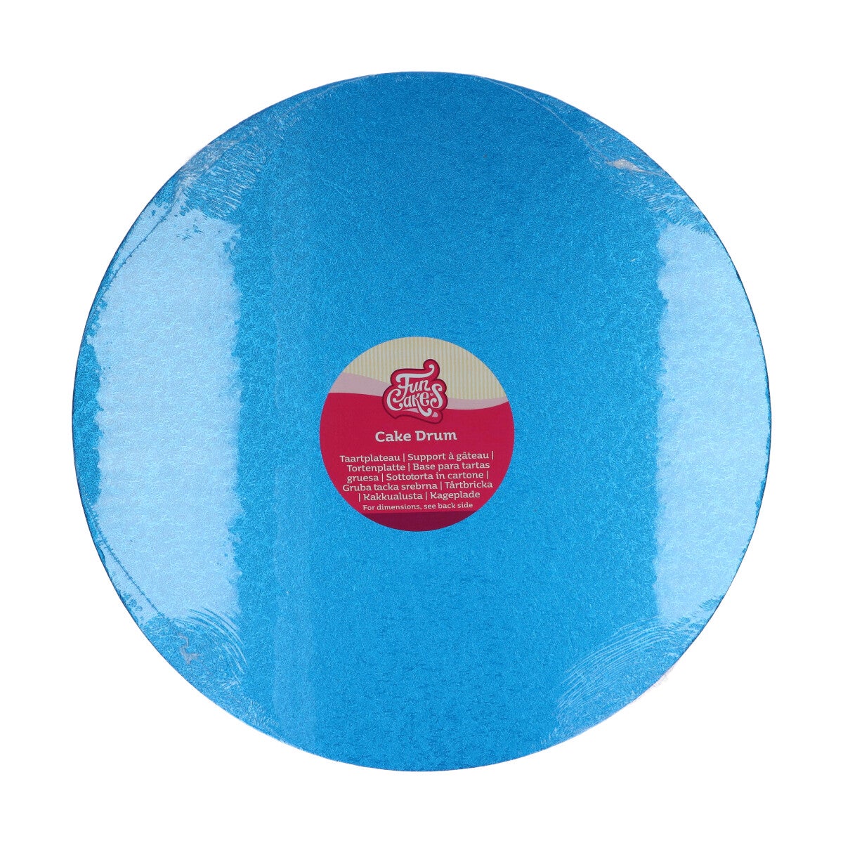 FunCakes Cake Drum rond Ø35,5 cm - Bleu