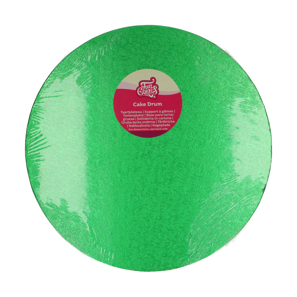 FunCakes Cake Drum rond Ø35,5 cm - Vert