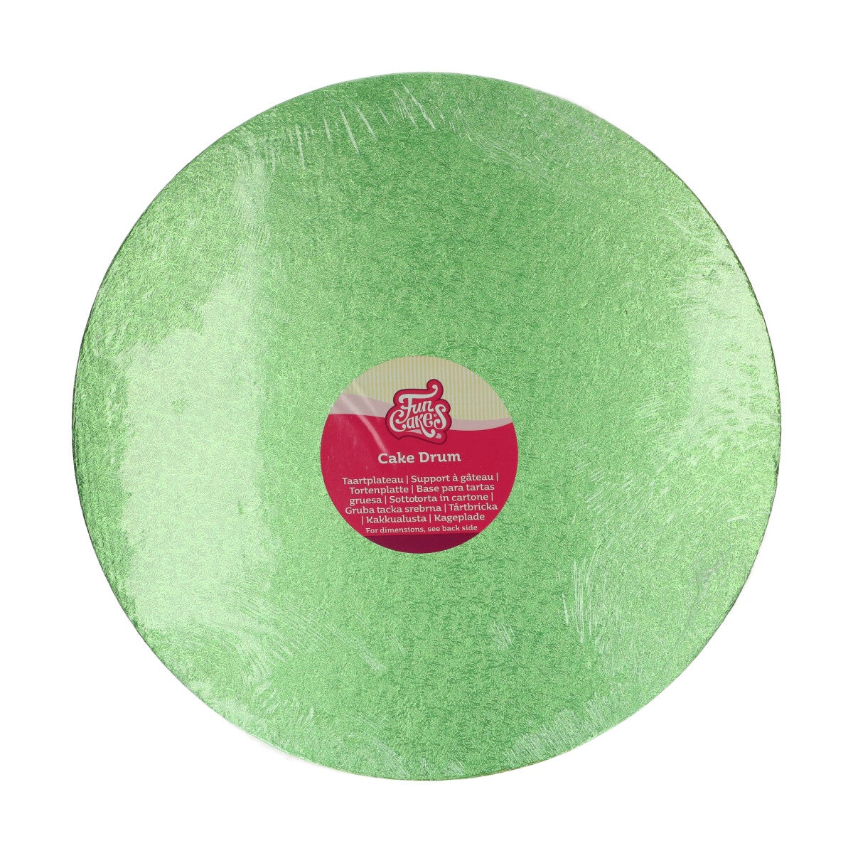 FunCakes Tambour à gâteaux rond Ø35,5 cm - Vert clair