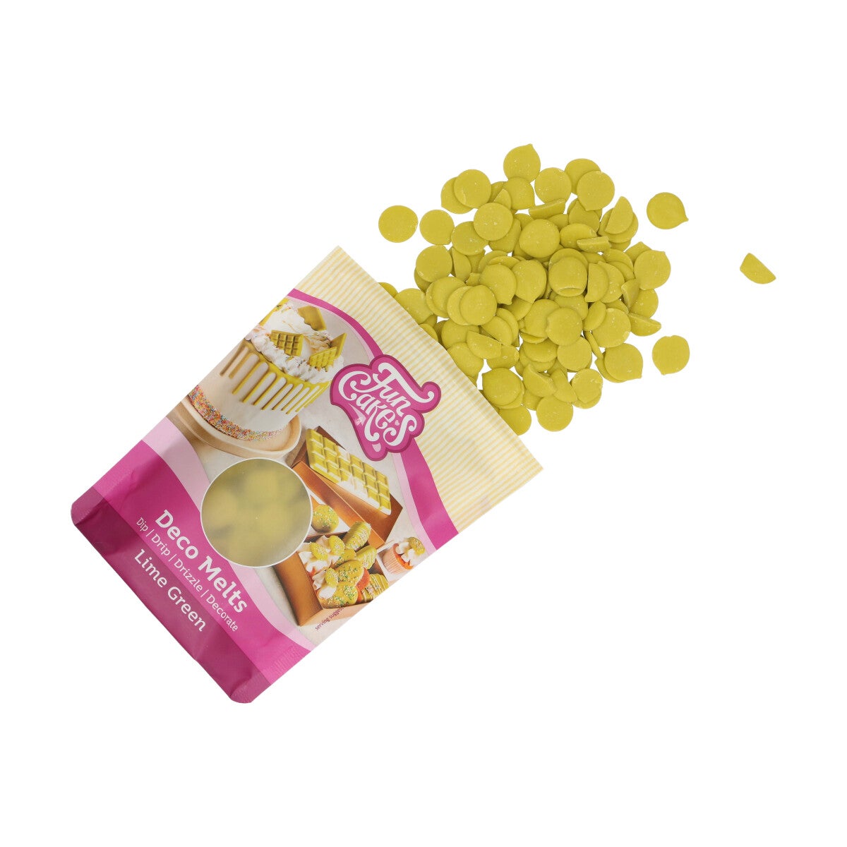 FunCakes Deco Melts -Citron Vert- 250g
