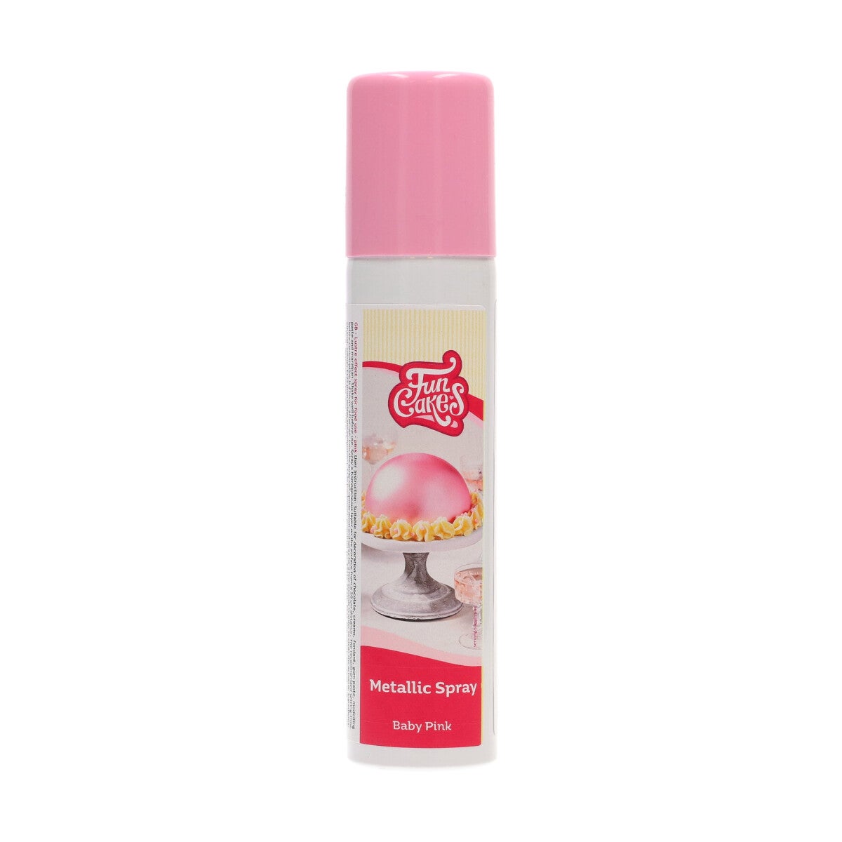 FunCakes Spray Métallique Rose Bébé