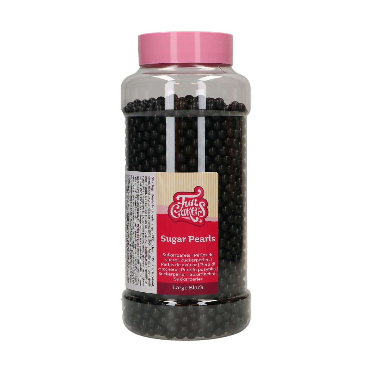 Perles de sucre FunCakes Large Noir 800 g