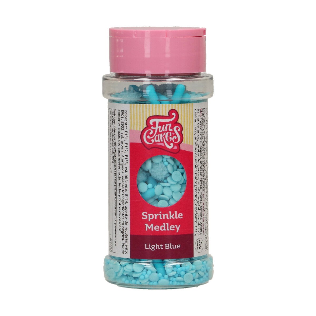 FunCakes Sprinkle Medley Bleu clair 70g