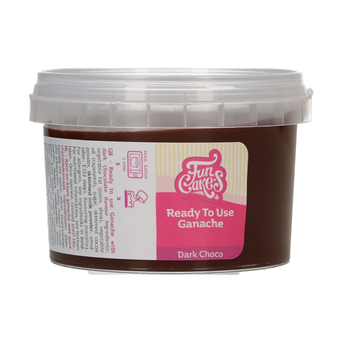 FunCakes Ganache Prête à l’emploi - Dark Choco 260g