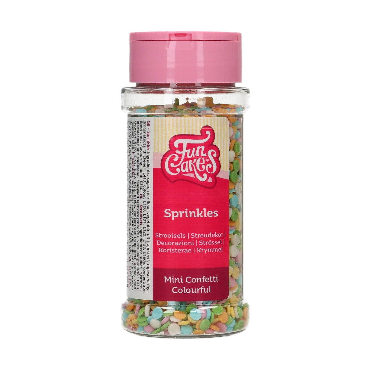 FunCakes Mini Confetti Coloré 60 g