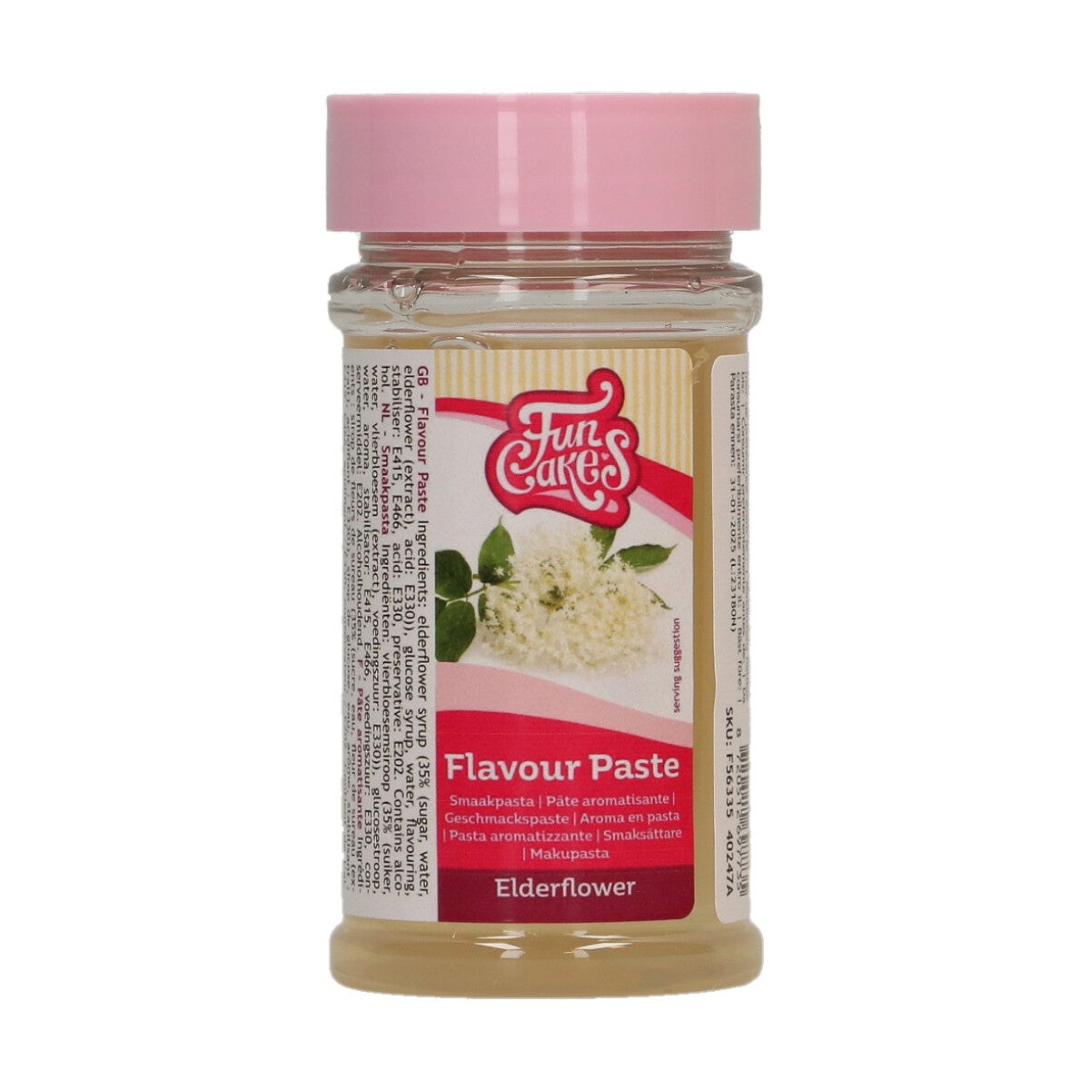 FunCakes Pâte Aromatisante Fleur de Sureau 100g