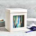 FunCakes Tall Cake Box 21 x 21 x 23,5 cm - Blanc