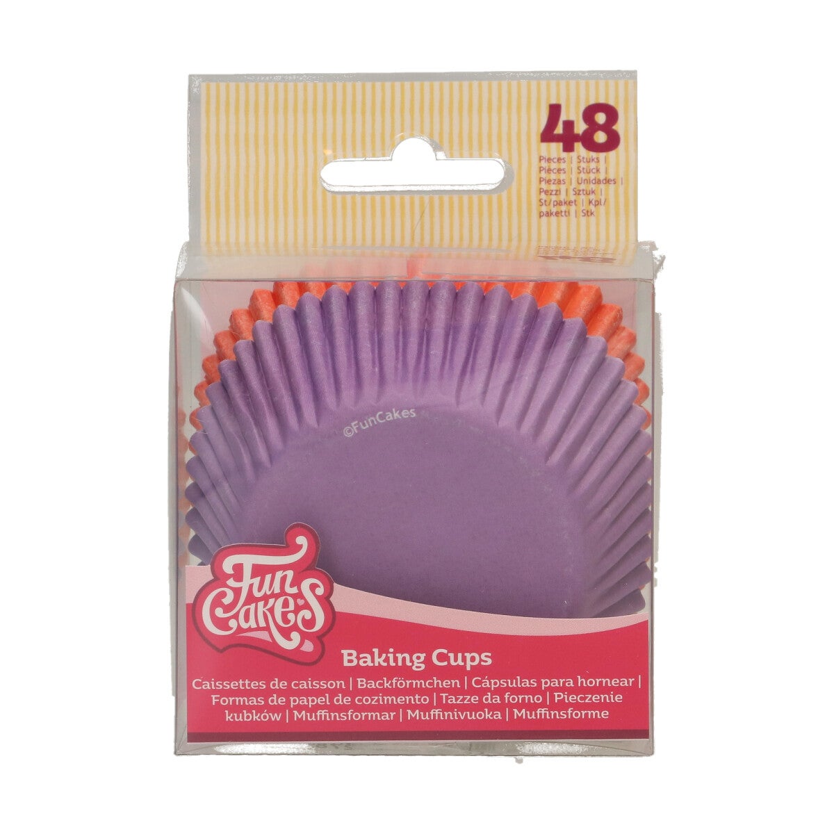 FunCakes Baking Cups Violet / Orange pk/48