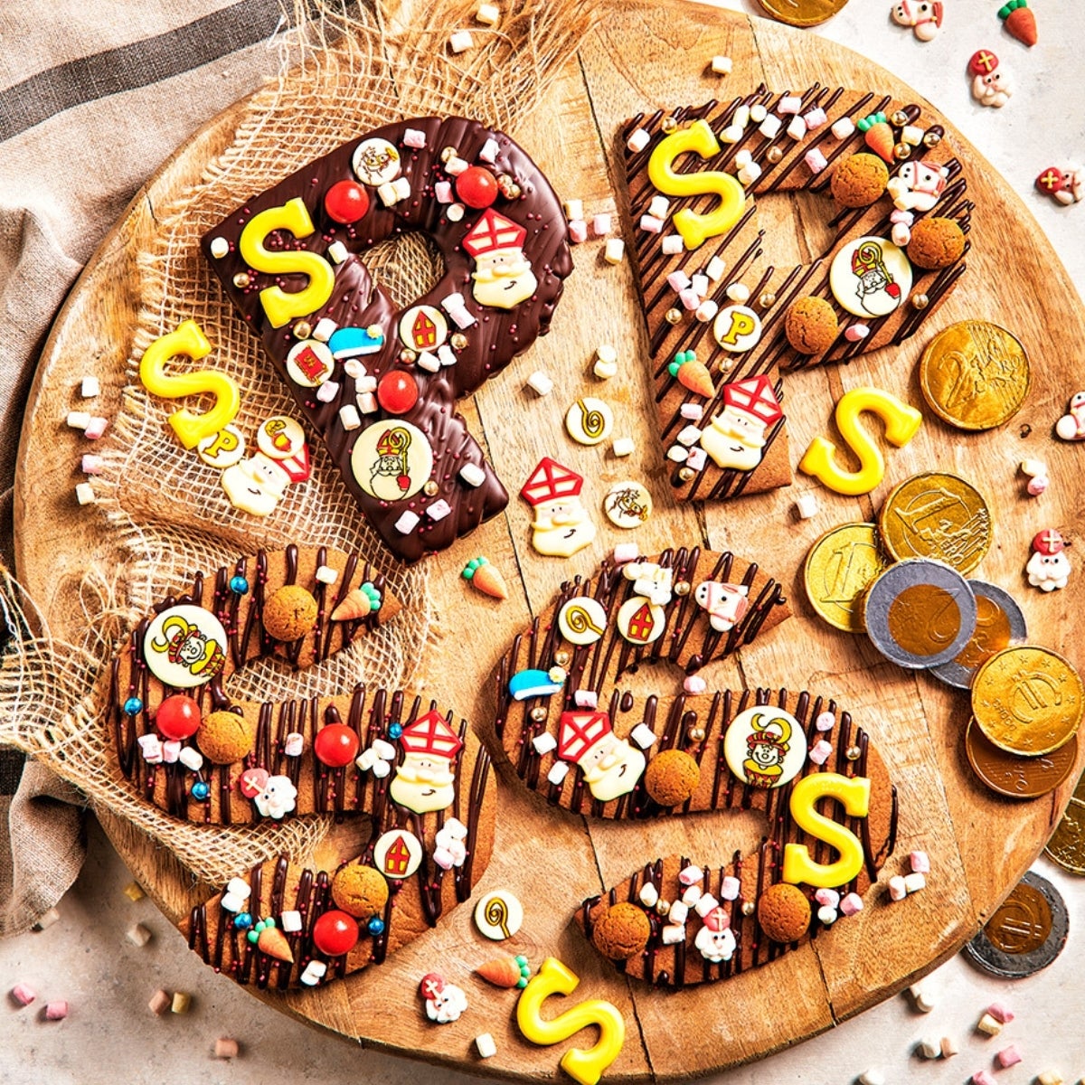 FunCakes Décors en Sucre Saint-Nicolas Set/12