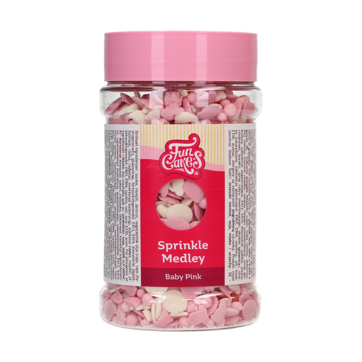 FunCakes Sprinkle Medley Baby Pink 180 g