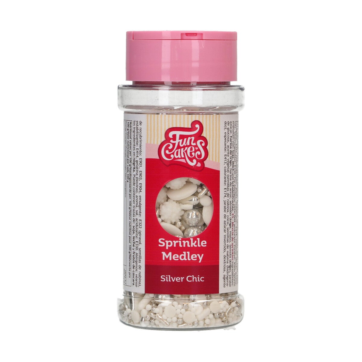 FunCakes Medley Paillettes - Silver Chic - 65g