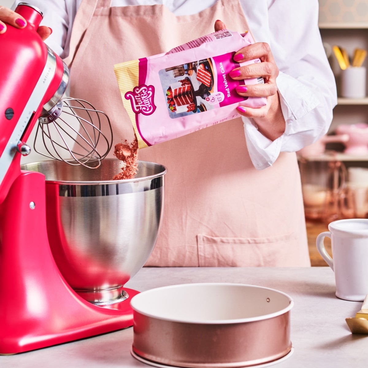 FunCakes Mix pour Red Velvet Cake 4 kg