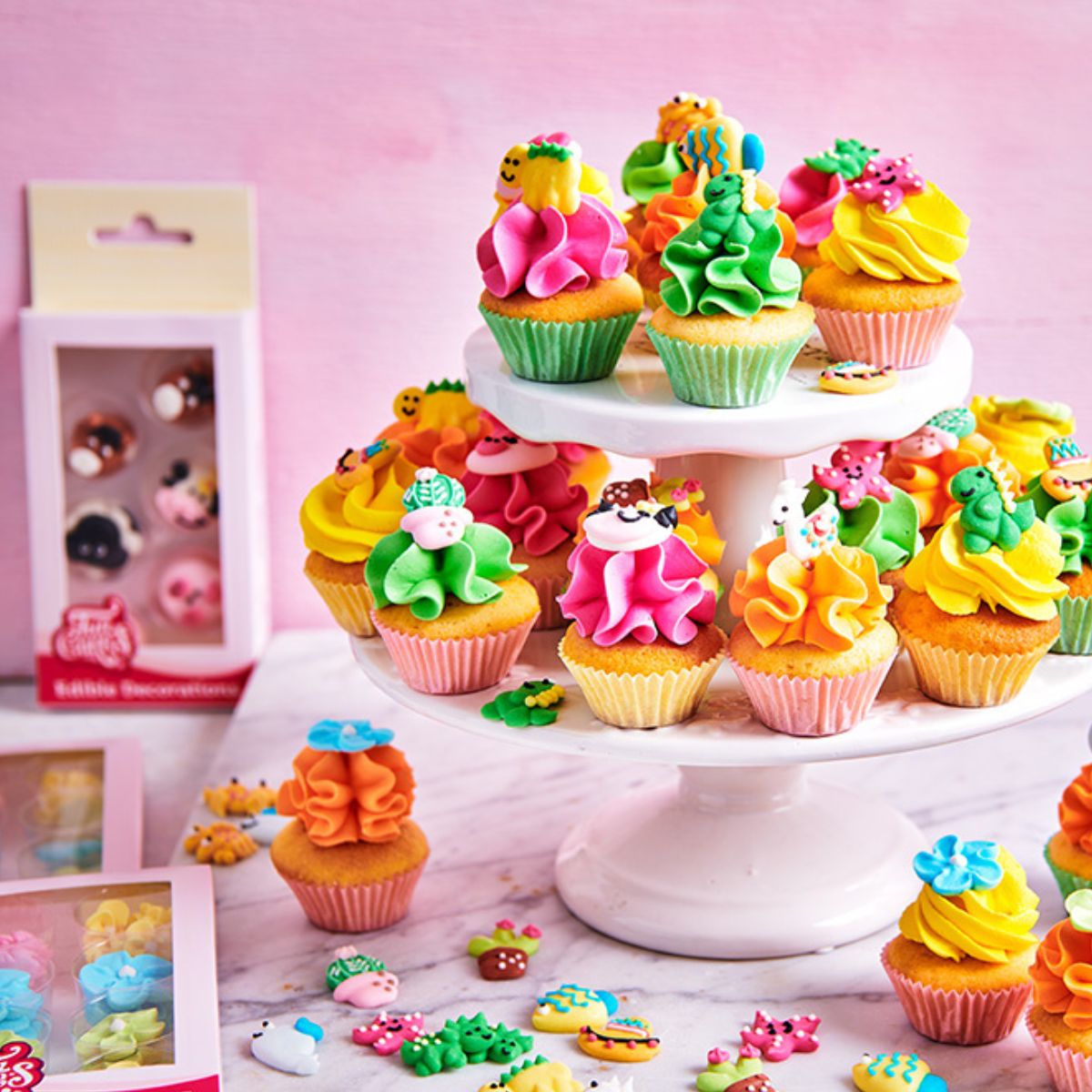 FunCakes Décors en Sucre Animaux Safari Set/12