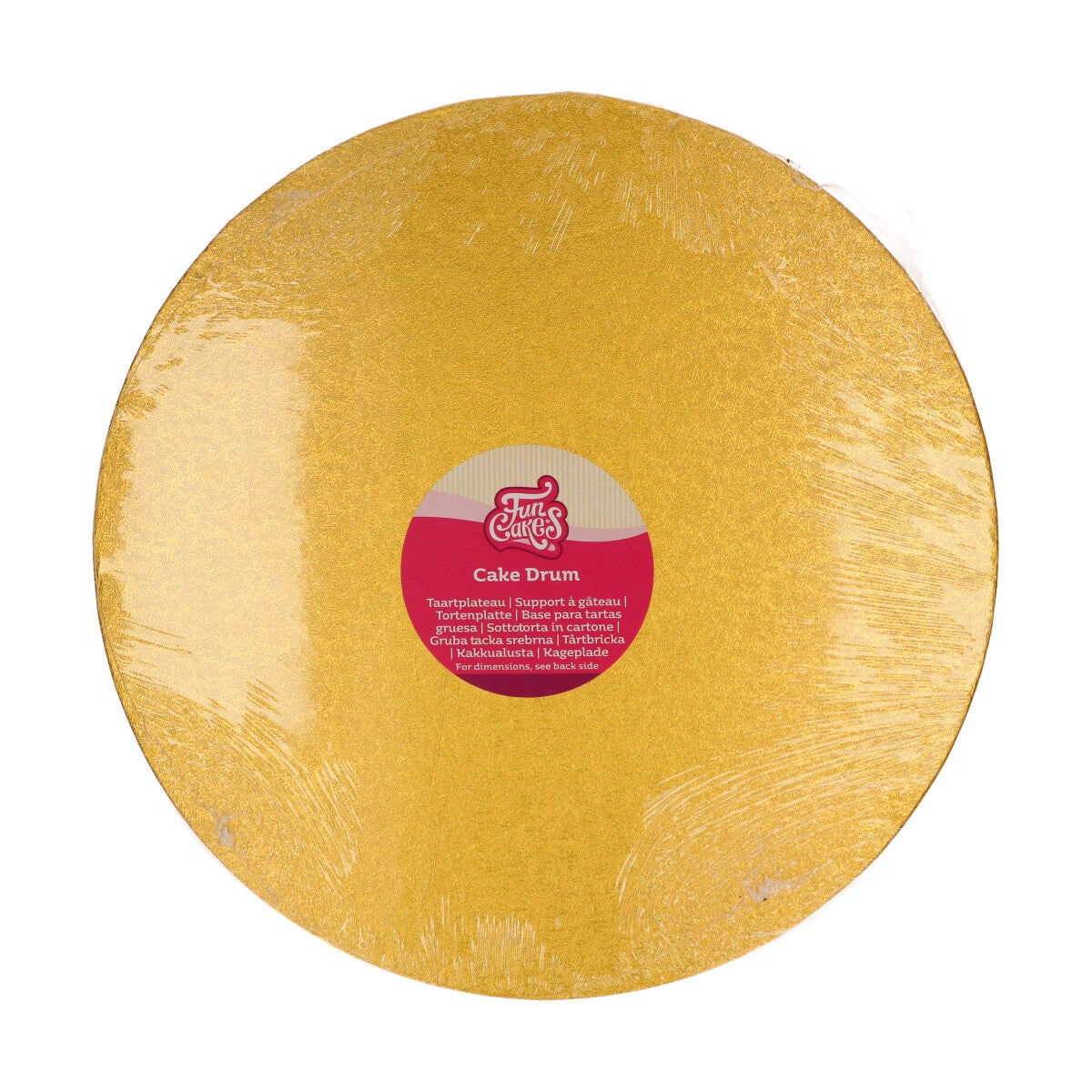 FunCakes Cake Drum Rond Ø35,5 cm - Or