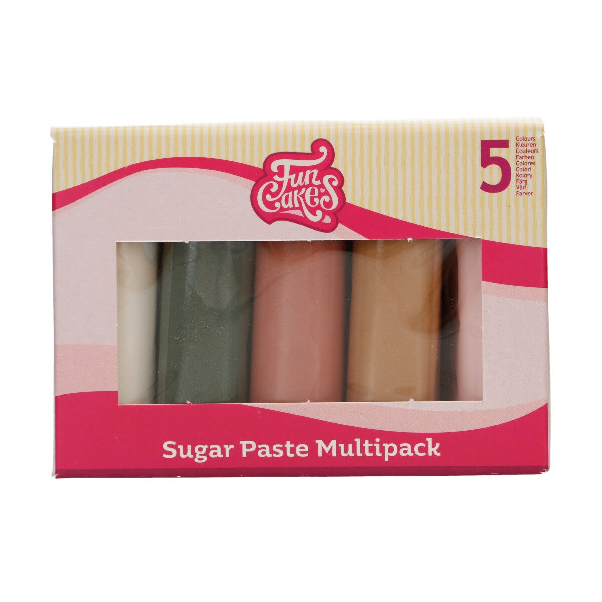 FunCakes Pâte à Sucre Multipack Shimmering Garden 5x100g