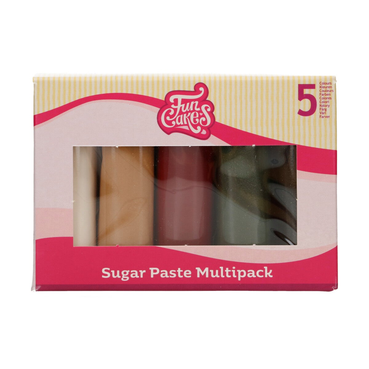 FunCakes Pâte à Sucre Multipack Sparkling Palette 5x100g