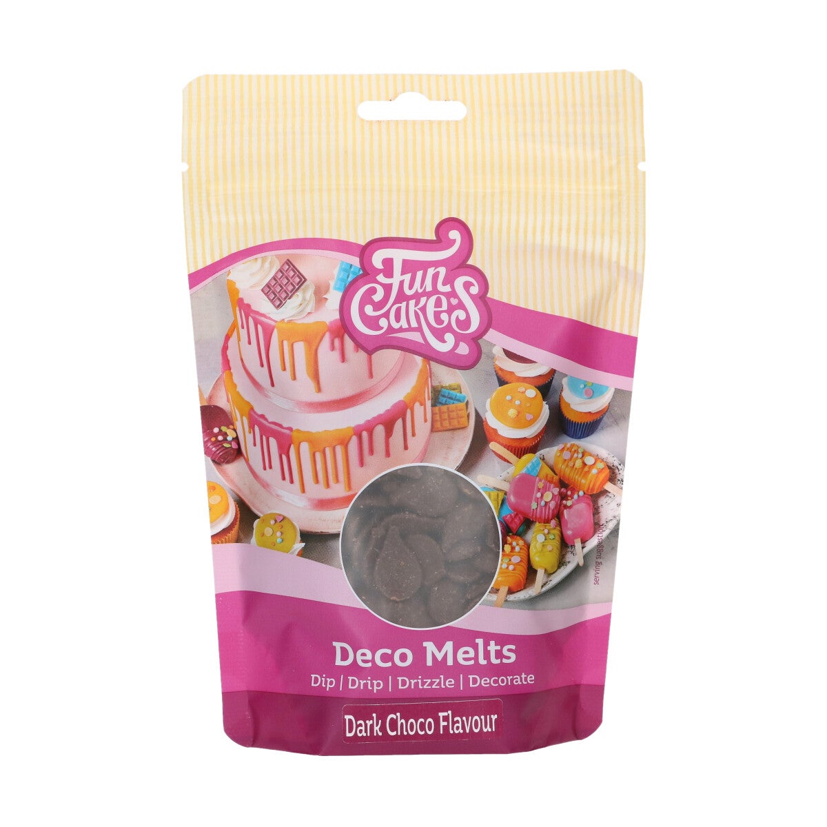 FunCakes Deco Melts - Saveur Choco Foncé - 250g