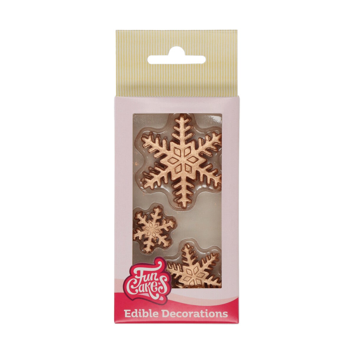 FunCakes Décoration Sucre Bronze Cristal de Glace Mixte Set/12