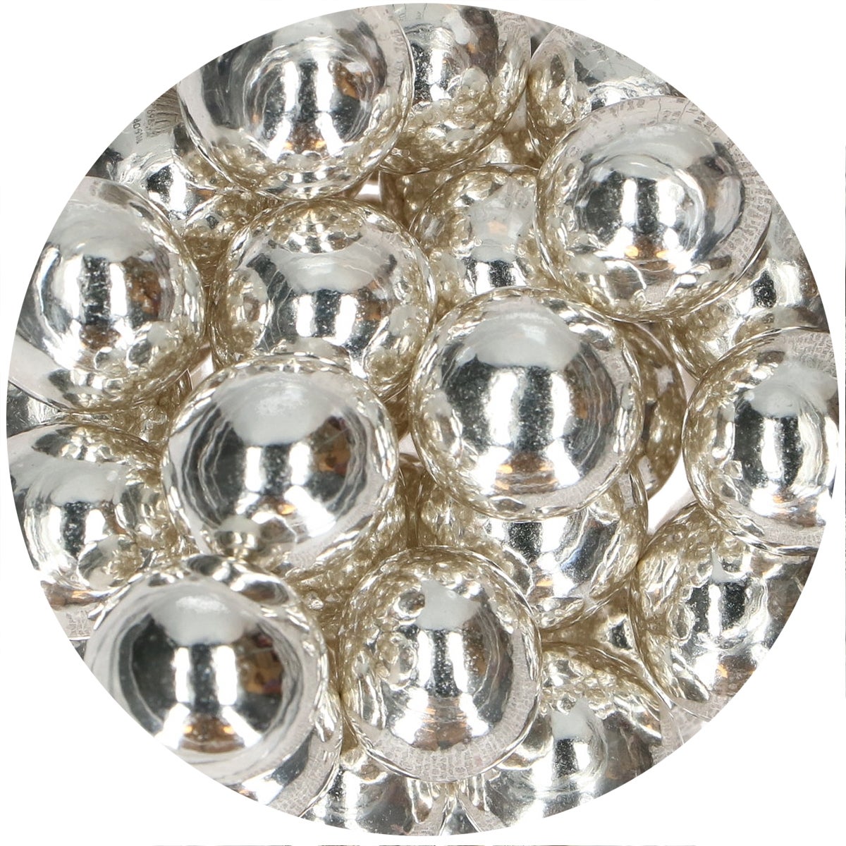 FunCakes Boules Choco Croustillantes - Metallic Silver 130g