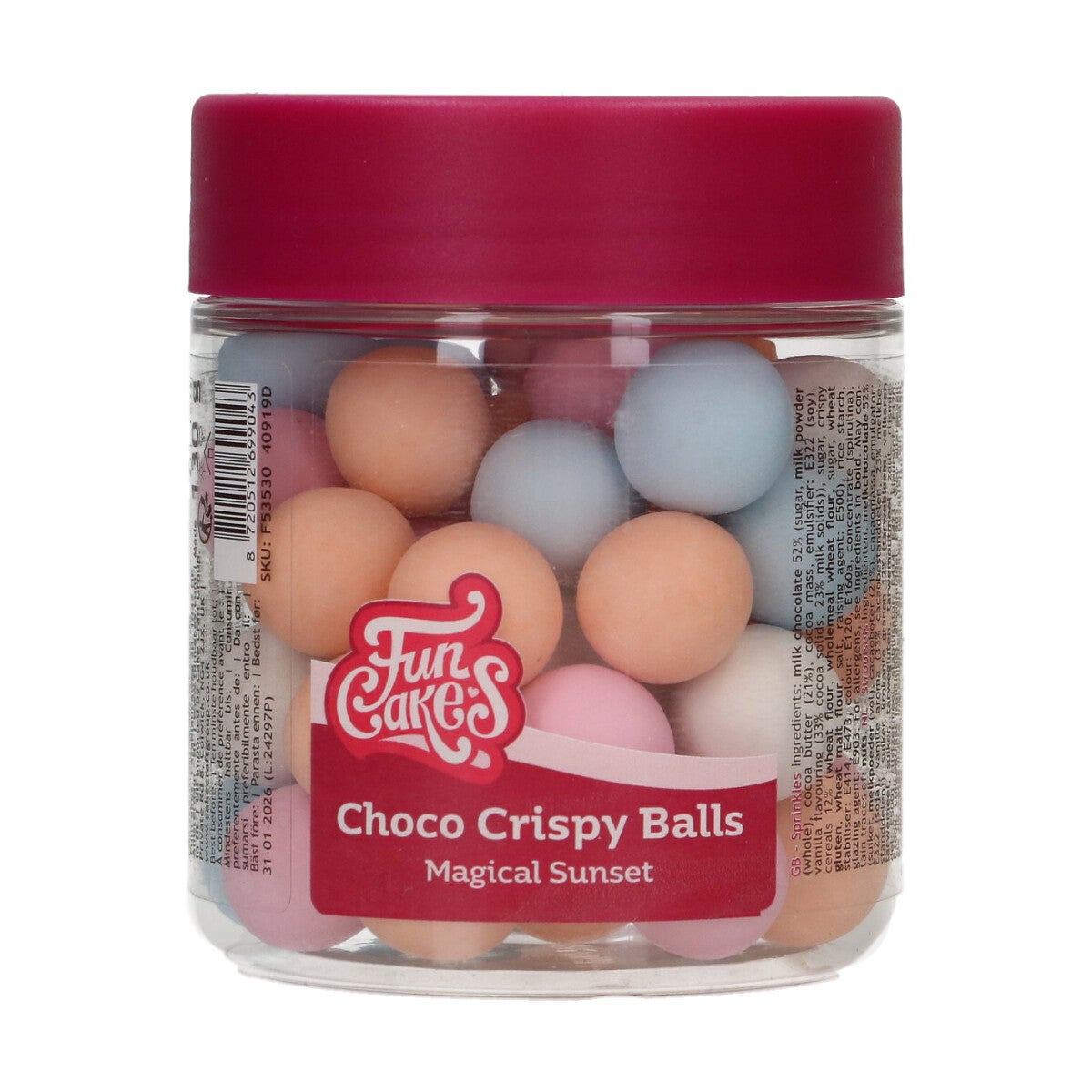 FunCakes Boules Choco Croustillantes - Magical Sunset
