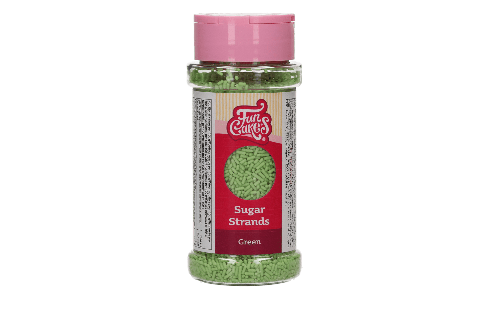 FunCakes Sugar Strands Vert 80 g